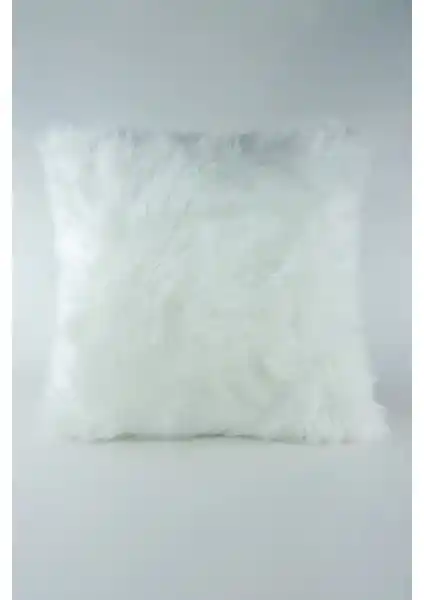 Mrs.Gugar Peluş Kırlent Kılıfı Beyaz: Şıklık ve Konfor Sunan Modern Ev Dekorasyonu