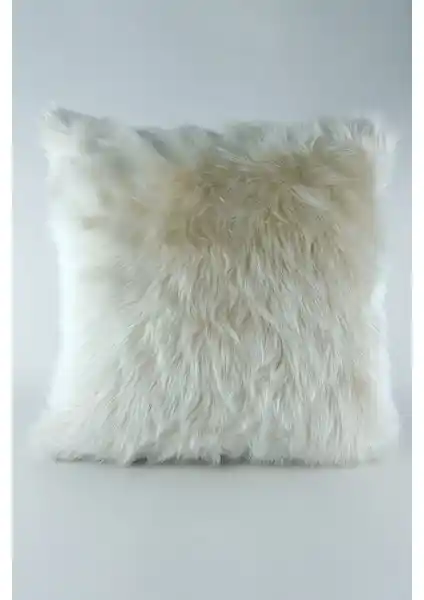 Mrs.Gugar Peluş Kırlent Kılıfı Krem: Modern ve Şık Ev Dekorasyonuna Uygun Ürün