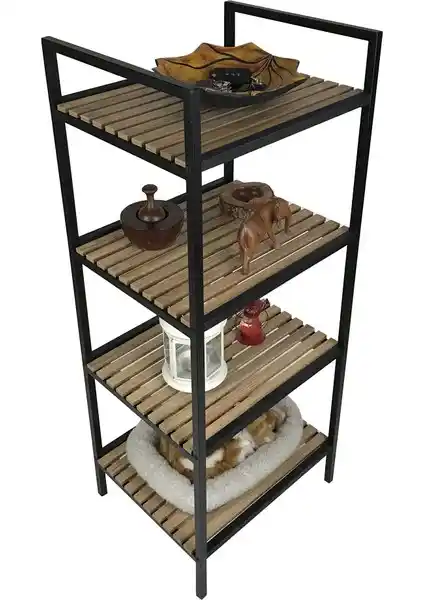 Mudesa Ahşap Çok Amaçlı Raf Modern Tasarımıyla Ev Dekorasyonunu Zenginleştirir