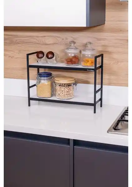 Mudesa Metal Masa Servis Rafı Modern ve Dayanıklı Tasarımıyla Mutfak ve Banyo İçin Ideal Çözüm