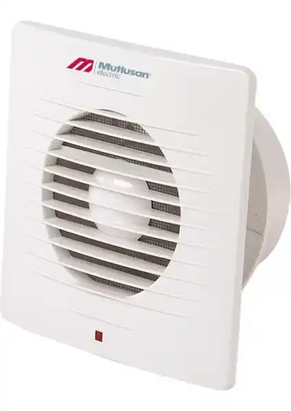 Mutlusan 12 cm Beyaz Banyo ve Tuvalet Aspiratörü Güçlü Hava Değişimi ve Sessiz Çalışma Özelliğiyle