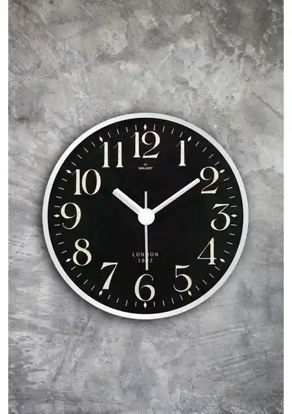 Muyika Design Kiely Mıknatıslı Siyah Mutfak Saati: Pratik ve Şık Tasarım