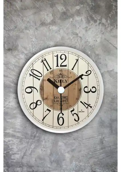 Muyika Kiely Mıknatıslı Buzdolabı Saati Dekoratif ve Fonksiyonel Tasarım Özellikleri