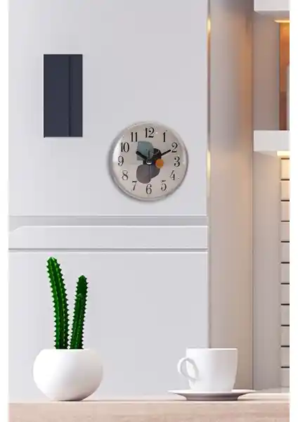 Muyika Kiely Mıknatıslı Buzdolabı Saati: Modern ve Dekoratif Tasarım ile Fonksiyonel Kullanım