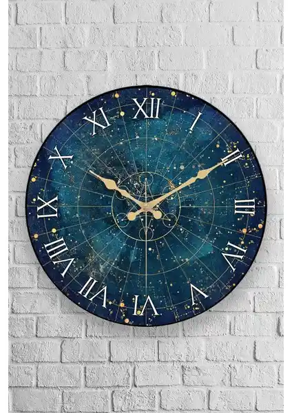 Muyika Space Oval Gerçek Cam 36 cm Duvar Saati Modern ve Şık Tasarım Özellikleriyle Dekorasyonunuza Uygun