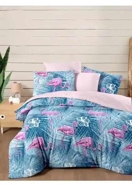 My Story Lastikli Çarşaflı Tek Kişilik Nevresim Takımı Flamingo: Konfor ve Estetiğin Buluşması