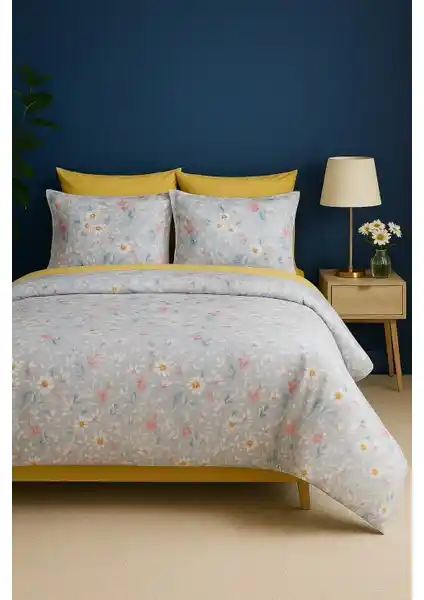 My Story Tek Kişilik Lastikli Çarşaflı Nevresim Takımı Daisy İyi ve Uygun Fiyatlı Tasarım