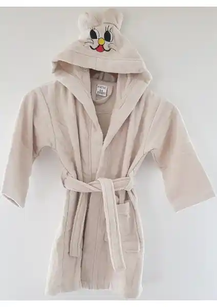 My Sweet Baby Kadife Çocuk Bornozu: Konfor ve Şıklık Sunan Yüksek Kaliteli Tasarım