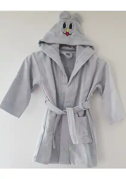 My Sweet Baby Kadife Çocuk Bornozu: Şıklık ve Konforun Mükemmel Buluşması