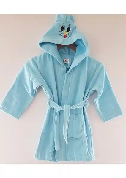 My Sweet Baby Kadife Çocuk Bornozu: Yumuşak ve Nefes Alan Konforlu Seçenek