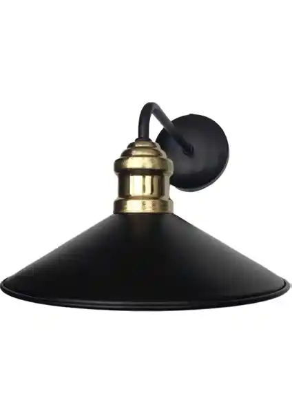 Mylight Retro Siyah Aplik 23 cm: Şık ve Fonksiyonel Modern Duvar Lambası