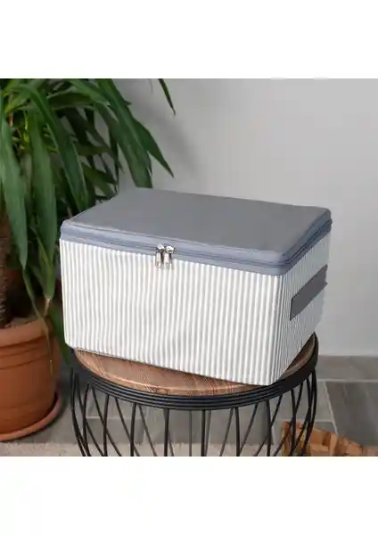 Nacarev Küçük Boy Çizgi Desen Baskılı Baza Altı Bavul İçi Düzenleyici Özellikleri ve Kullanım Alanları