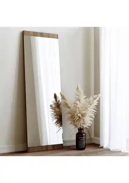 NeoStill Boy Aynası Dekoratif Ceviz 40X120 Modern ve Dayanıklı Tasarım