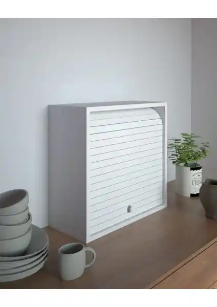 Nesse Shop Stor Kapaklı Dolap: Modern ve Dayanıklı Depolama Çözümü