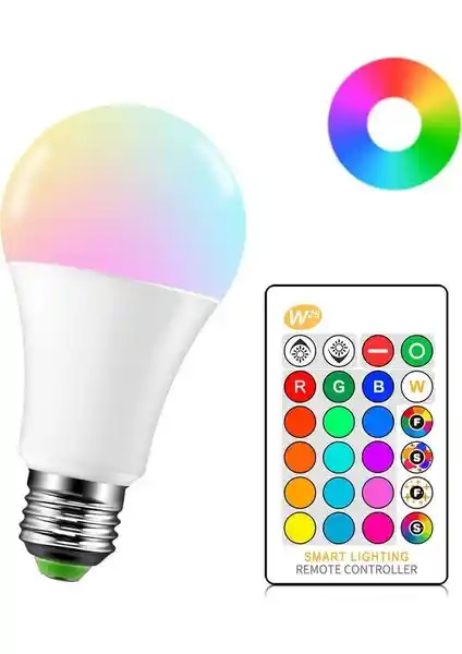 Netodak Uzaktan Kumandalı RGB LED Ampul: Enerji Verimli ve Çok Renkli Aydınlatma Çözümü