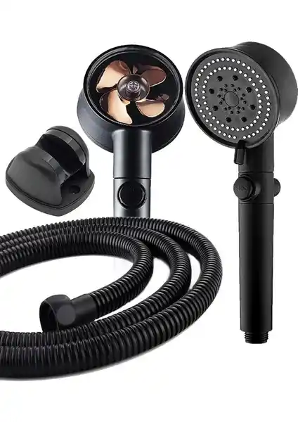 Ni Deir Turbo Pervaneli 5 Fonksiyonlu Duş Başlığı ile Modern ve Pratik Banyo Deneyimi
