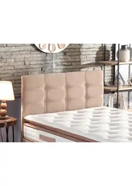 Niron Yatak Polo Tek Kişilik Başlık Modern ve Şık Tasarım Yatak Odası Dekorasyonu