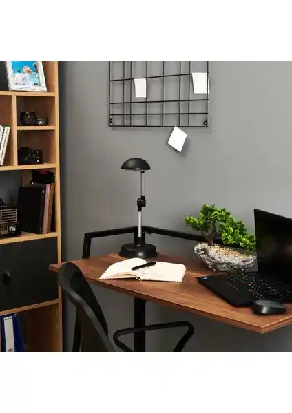 Nisaluce Siyah LED Masa Lambası Modern Tasarım ve İşlevselliği Bir Arada