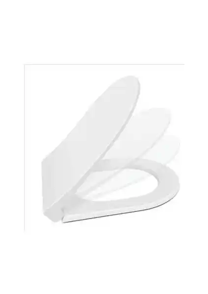 Nkp Slim İnci Yavaş Kapanan Amortisörlü Klozet Kapakları Modern Banyo Tasarımı İçin Uygun