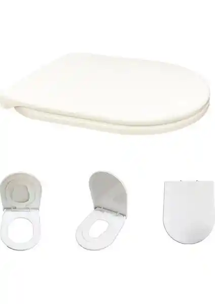 Nkp Twin Universal Çocuk Adaptörlü Klozet Kapağı: Çok Yönlü, Kolay Temizlenebilir ve Hijyenik Kullanım