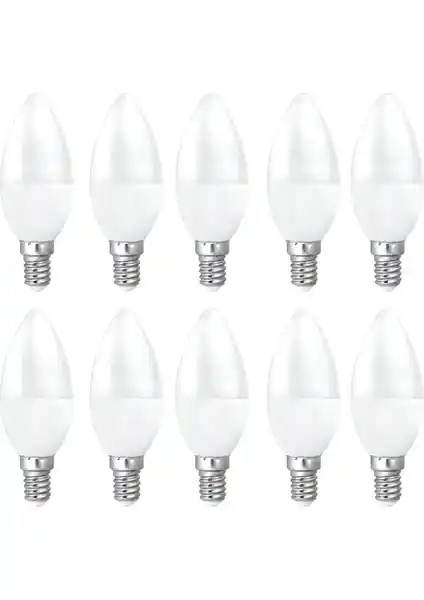 Noas 7W LED Mum Ampul Beyaz Renk 6500K 630 Lümen Yüksek Performanslı İç Mekan Aydınlatması