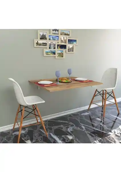 Nur Mobilya Katlanır Mutfak Masası: Pratik ve Modern Çözümle Alan Tasarrufu Sağlar