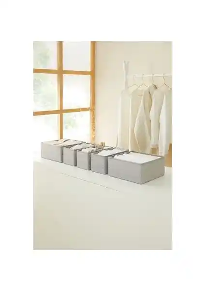 Ocean Home Textile 6'lı Gri Çekmece ve Dolap Düzenleyici Seti Detaylı İnceleme ve Kullanım Alanları