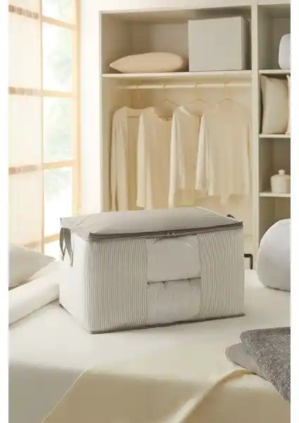 Ocean Home Textile Büyük Boy Pencereli Hurç ile Evde Pratik ve Şık Depolama Çözümleri