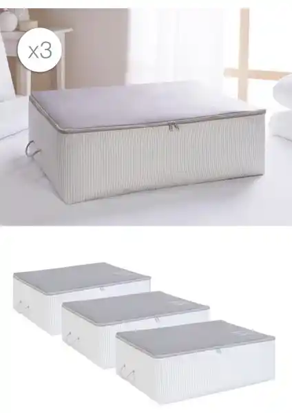 Ocean Home Textile Üçlü Büyük Boy Hurç Seti: Pratik ve Şık Ev Düzenleme Çözümü