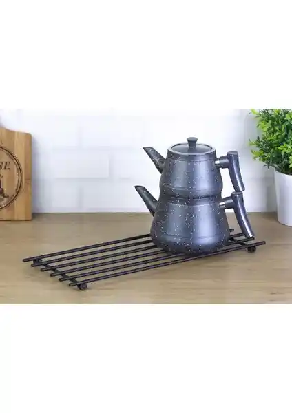 Okyanus Home Siyah Maxi Nihale: Modern ve Dayanıklı Ev Dekorasyonu Ürünü