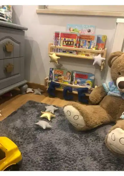 Olcay Aksesuar Montessorri 2 Adet Ahşap Duvar Rafı Estetik ve Fonksiyonellik Sunar