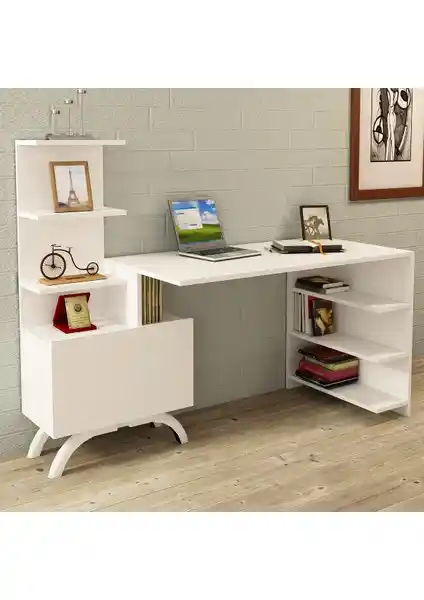 Olivia Çalışma Masası: Modern Tasarım ve Fonksiyonellik Sunan Ergonomik Ofis Mobilyası