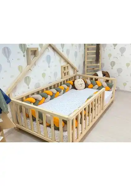 Oppipo Montessori Ahşap Karyola: Doğal ve Güvenli Çocuk Uyku Çözümü