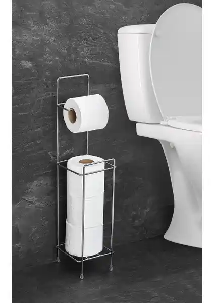 Orsa Home Kare Yedekli WC Kağıtlık: Modern ve Dayanıklı Banyo Dekorasyonu İçin Ideal Seçenek