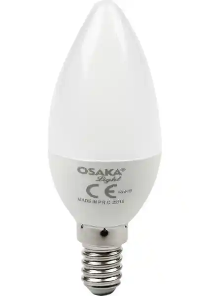 Osakalight 6W-50Watt LED E14 Buji Ampul Günışığı Renk Seçeneğiyle Yenilikçi Aydınlatma