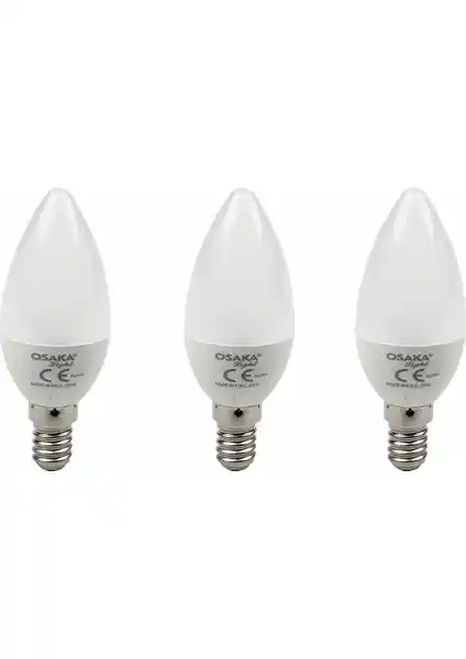 Osakalight 6W LED E14 Ampul Gün ışığı renk sıcaklığıyla enerji tasarruflu aydınlatma çözümü