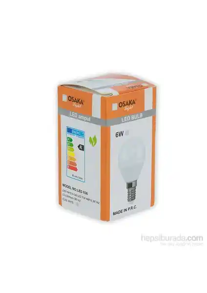 Osakalight 6W LED Top Ampul E14 Beyaz - Enerji Verimli ve Uzun Ömürlü Aydınlatma Çözümü