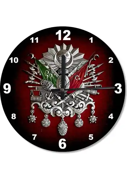 Osmanlı Temalı Dekoratif Duvar Saati: Modern ve Sanatsal Tasarım ile Şıklık Yaratır