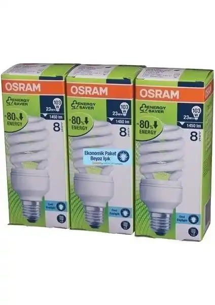 Osram 23W Tasarruflu Ampüller 6'lı Paket ile Enerji Verimliliği ve Yüksek Performans