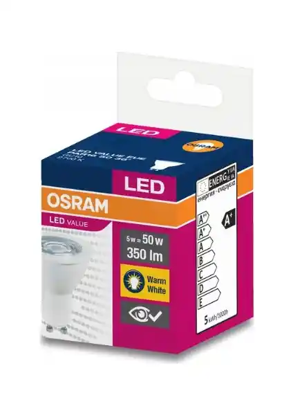 Osram LED Sarı Işık Gu10 Duy Ampulü Yüksek Kalite ve Estetik Tasarım