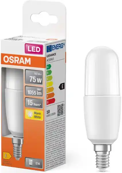 Osram LED Stıck 9W E14: Enerji Verimli Modern Tasarımlı Aydınlatma Çözümü