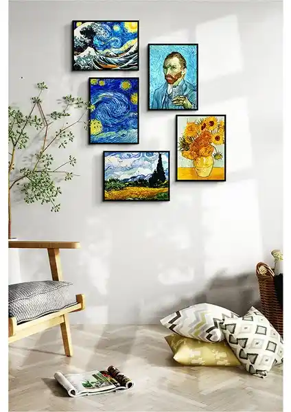 Özcanlar Çerçevesiz MDF Tablo Seti Modern ve Şık Duvar Dekorasyonu Seçeneği