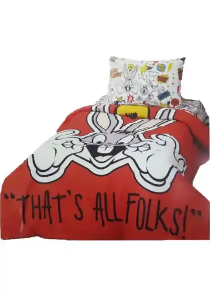 Özdilek Bugs Bunny Smile Çocuk Nevresim Takımı Renkli ve Kaliteli Tasarım