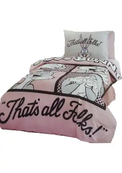 Özdilek Bugs Bunny Tek Kişilik Nevresim Takımı: Çocuklar İçin Konforlu ve Eğlenceli Tasarım