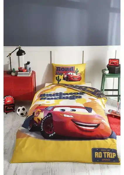 Özdilek Disney Cars Renkli Tek Kişilik Nevresim Takımı Yüksek Kalite ve Konfor Sağlar