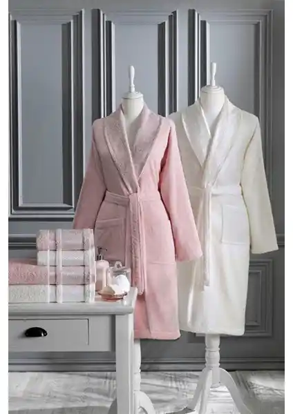 Özdilek Dory Pudra Krem Aile Seti: Konfor ve Şıklığı Bir Arada Sunan Banyo Takımı