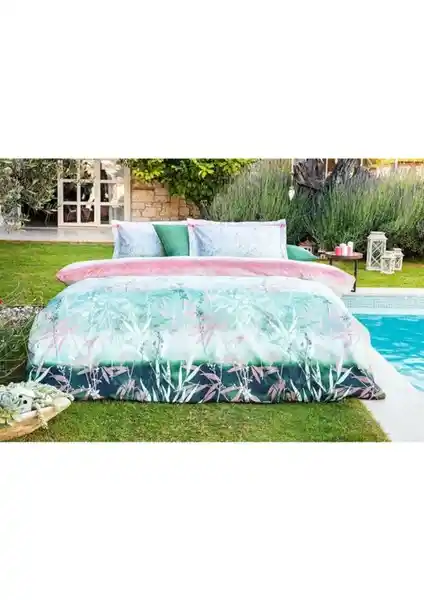 Özdilek Reeds Yeşil Çift Kişilik Nevresim Takımı: Şıklık ve Konforun Birleşimi