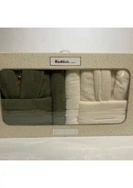 Özdilek Trendy Aile Bornoz Seti: Yüksek Kalite ve Şık Tasarım ile Konforun Keyfini Çıkarın