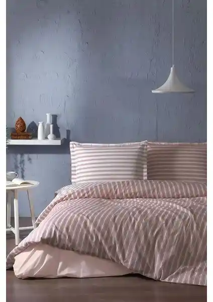 Özdilek Trioline Çift Kişilik Nevresim Takımı Tarçın Renkli Konfor ve Estetik Sunar