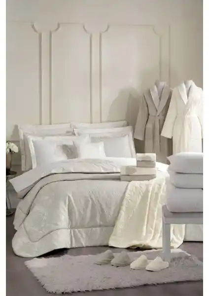 Özdilek Valioso Çift Kişilik Çeyiz Seti 27 Parça Şıklık ve Konfor Sunar